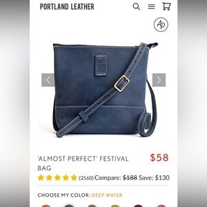 Portland Leather - Festival - Deep Water